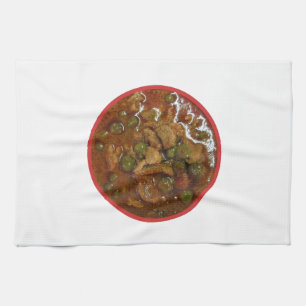 Panang Thai Curry [พะแนง] ... Thailand Street Food Tea Towel