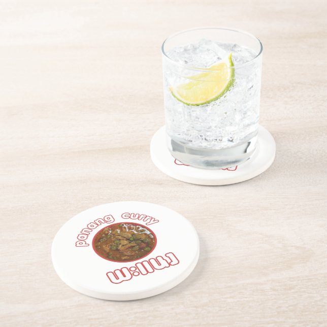 Panang Thai Curry ... Thailand Street Food Coaster (Side)