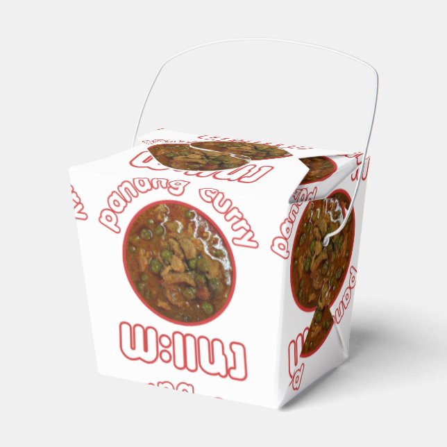 Panang Thai Curry ... Thailand Street Food Favour Box (Front Side)