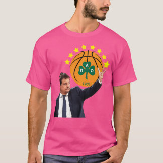 Panathinaikos 8 Stars - With Wizard Ergin Ataman T-Shirt