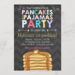 Pancake and Pyjamas birthday invitation<br><div class="desc">♥ A perfect way to invite your guests to your little one's birthday party!</div>