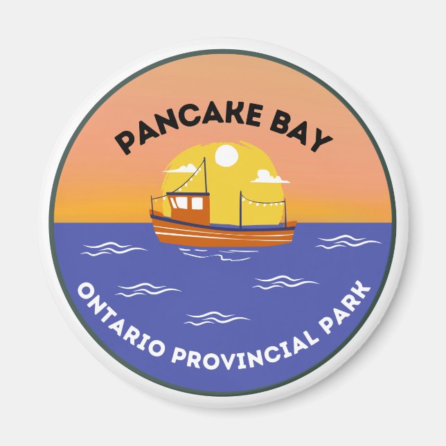 Pancake Bay Ontario Provincial Park Magnet (Front)