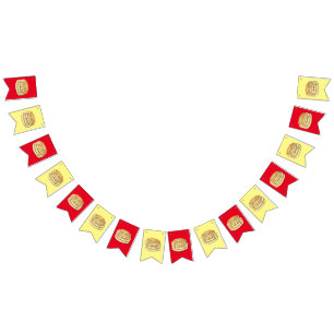 Pancake Birthday Party Flapjack Cute Kids Bunting