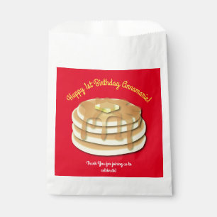 Pancake Birthday Party Flapjack Cute Kids Favour Bags