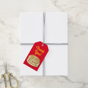Pancake Birthday Party Flapjack Cute Kids Gift Tags