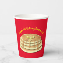 Pancake Birthday Party Flapjack Cute Kids