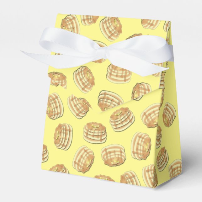 Pancake Breakfast Brunch Birthday Party Kids Favour Box (Front Side)