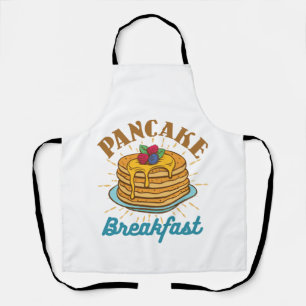Pancake Breakfast Vintage Pancakes Lover Apron