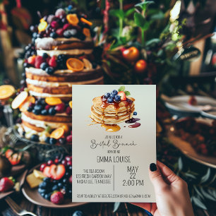 Pancake Bridal Brunch Invitation