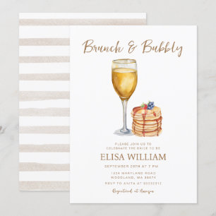 Pancake Bridal Shower Brunch  Invitation
