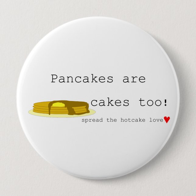 Pancake Button Button (Front)