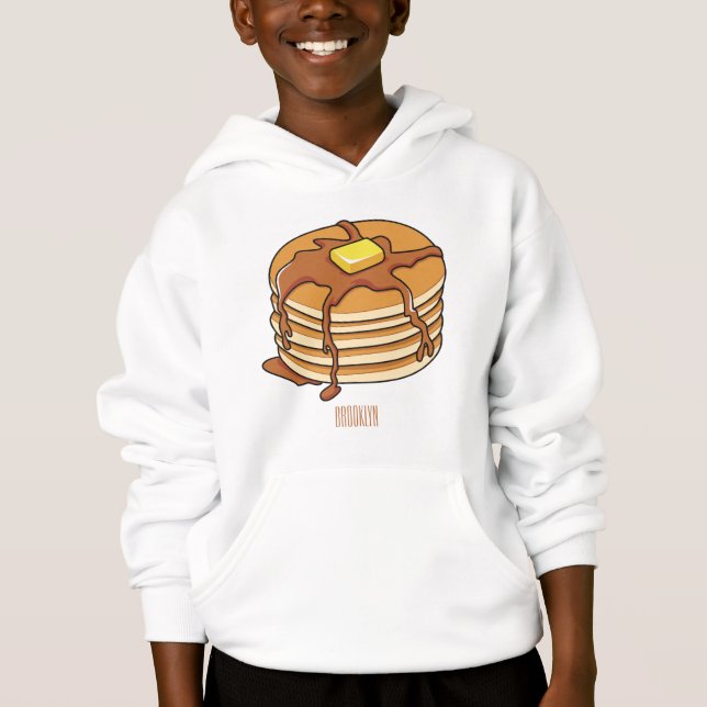 Pancake cartoon illustration  (Front)