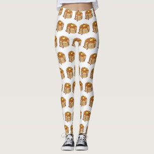 Pancake cartoon illustration  leggings