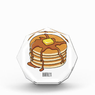 Pancake cartoon illustration photo block