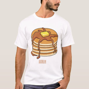Pancake cartoon illustration  T-Shirt