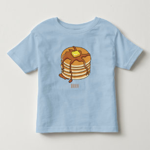 Pancake cartoon illustration  toddler T-Shirt