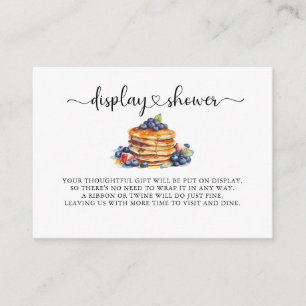 Pancake   Cute Baby Shower Display Shower Enclosure Card