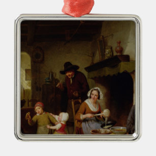 Pancake Day, 1845 Metal Tree Decoration