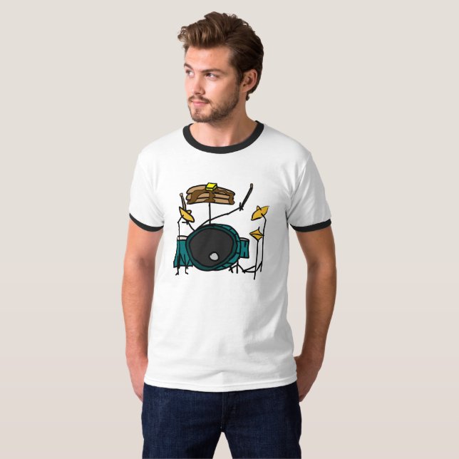 Pancake for the Drum Set T-Shirt (Front Full)