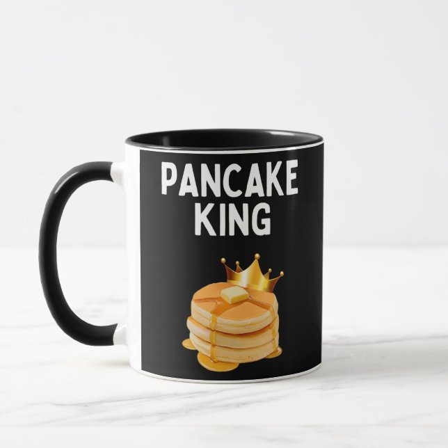 Pancake King Funny Pancake Lover Pancake King  Mug (Left)