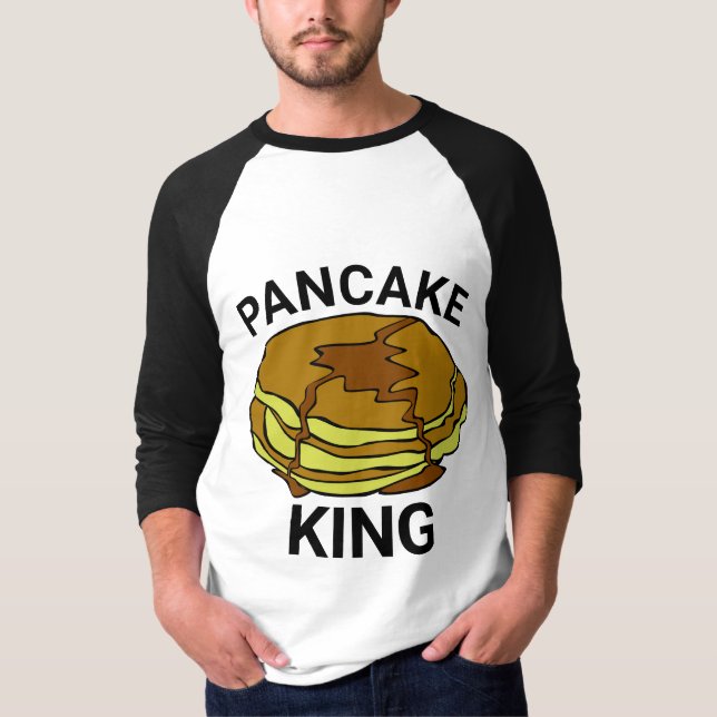 PANCAKE KING PANCAKE LOVER T-SHIRTS (Front)