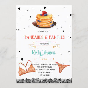 Pancake lingerie shower card