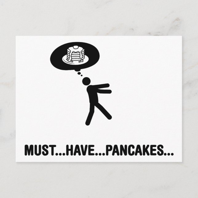 Pancake Lover Postcard (Front)