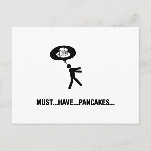 Pancake Lover Postcard (Front)