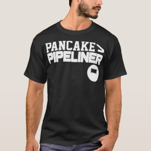 Pancake Pipeliner Welder Welding Pipeline Roughnec T-Shirt