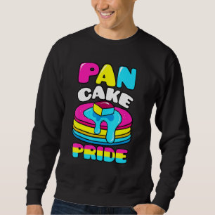 Pancake Pride Pansexual Rainbow Flag Flapjack Homo Sweatshirt