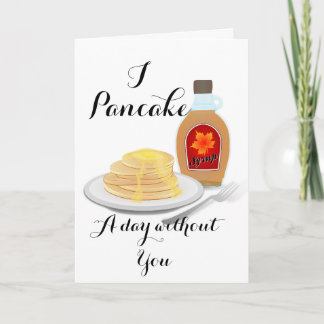 Pancake Pun Valentine's Day Card