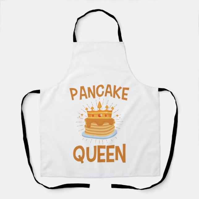 Pancake Queen Women Saturday Morning Pancakes Apron (Front)