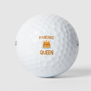 Pancake Queen Women Saturday Morning Pancakes Golf Balls