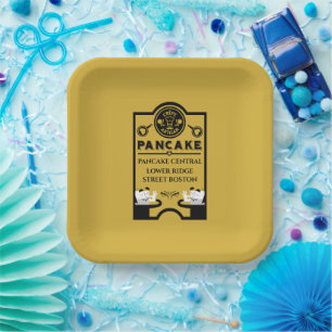 Pancake Seller Promotional Paper Plate