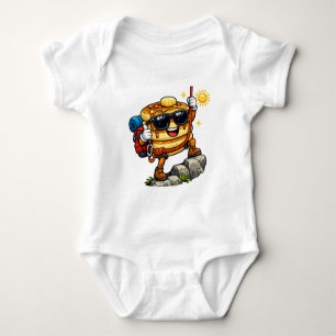 Pancake Stack Climbing Baby Bodysuit