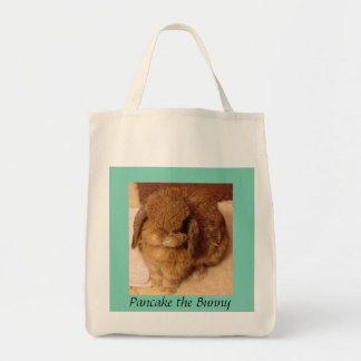 Pancake the Bunny grocery bag