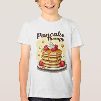 Pancake Therapy Kid"s T-Shirt Tri-Blend Shirt