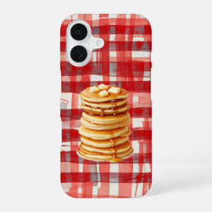 Pancake Tower Red Checkered Phone Case