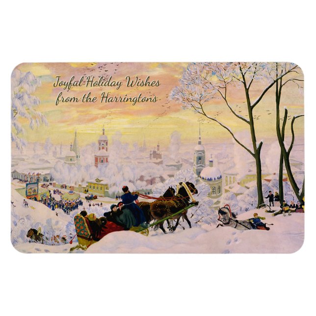 “Pancake Week” art custom text magnet (Horizontal)