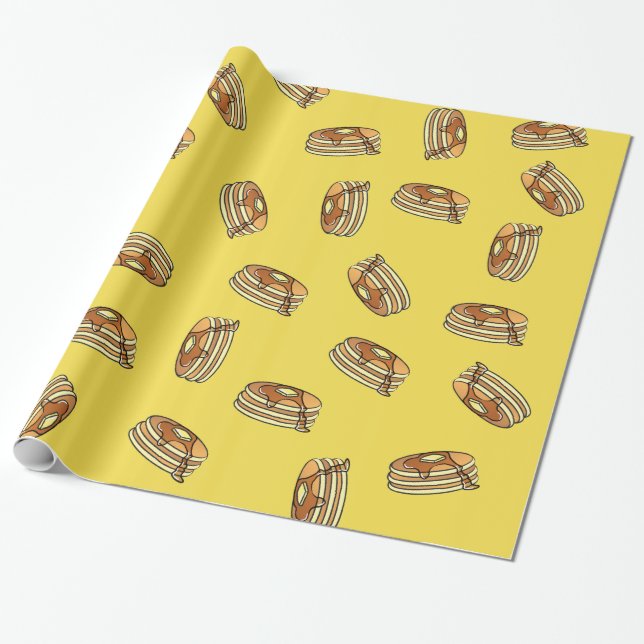 Pancake wrapping paper (Unrolled)