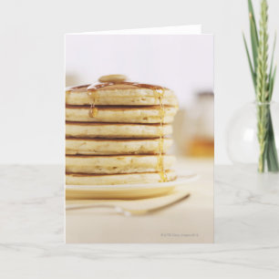 Pancakes and Melting Maple Syrup Card
