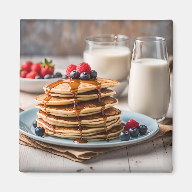 Pancakes and Milk Magnet (Front)