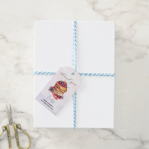 Pancakes and Pacifiers Brunch Baby Shower Gift Tags
