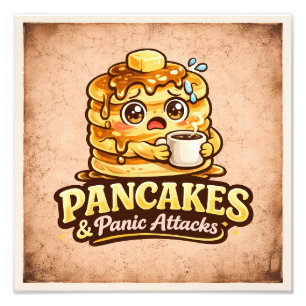 Pancakes and Panic Attacks - Foodie Fiends Photo Print