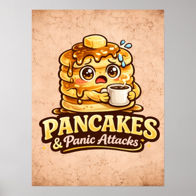 Pancakes and Panic Attacks - Foodie Fiends Poster (Front)