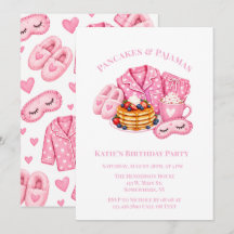 Pancakes and Pyjamas Girl's Birthday Party