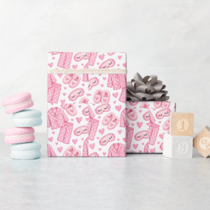 Pancakes and Pyjamas Girl's Birthday Party Wrapping Paper