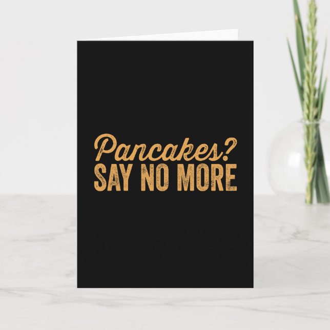 Pancakes Card (Front)