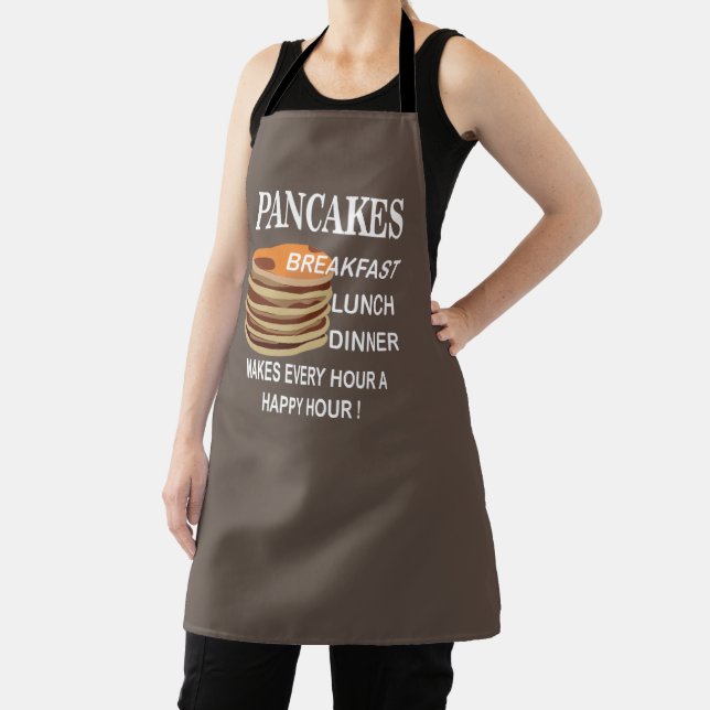 Pancakes Makes Every Hour A Happy Hour Pancake Apron (Insitu)