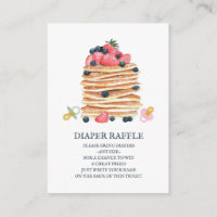Pancakes + Pacifiers Baby Shower Diaper Raffle